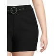 thumbnail image 4 of Madden NYC Juniors Plus Size Millennium Shorts, 4 of 5