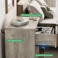 thumbnail image 6 of FANRAL Set of 2 Fluted 3 Drawer Nightstands,Modern Bedside Tables with Anti-Tip Safety Design,Wood End Tables for Bedroom Living Room,Gray Night Stand, 6 of 7