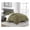 Olive Green, variant on 3-Piece All Season Oversized Queen Comforter Set Black, Soft Quilted Down Alernative Duvet Insert with Corner Tabs, Lightweight Microfiber Bedding, 92 x 96 Inches