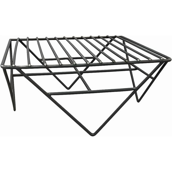 Base Metálica para Maceta Grande con Soporte Elevador de Plantas Interior y Exterior Estructura Resistente Anticorrosivo para jardín y hogar, Negro de uso Rústico o Moderno