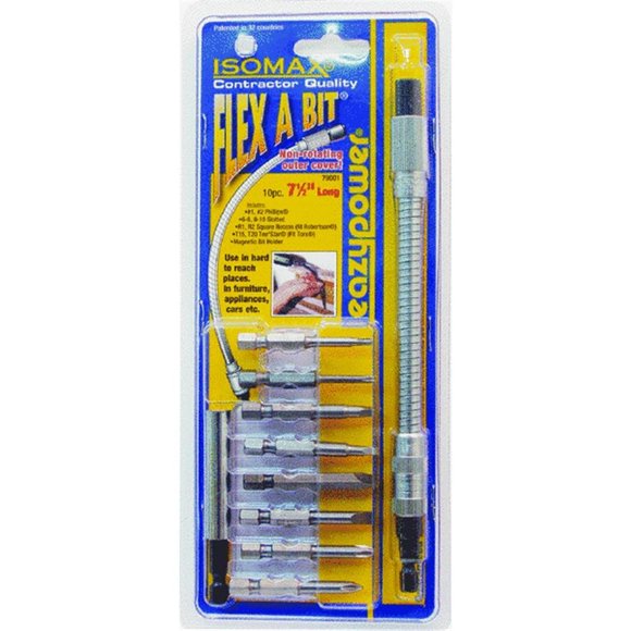 Eazy Power GIDDS2-2479543 Flex-A-Bit, 19 cm, kit de 10 piezas