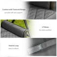 thumbnail image 5 of Outsunny 3 Person Patio Swing Chair Bench Outdoor Convertible Hammock Bed with Adjustable Canopy, Cushion, Pillows for Porch, Backyard, Garden, gray, 5 of 9
