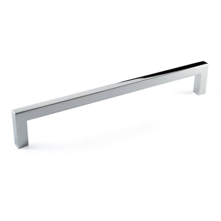 - Celeste Designs Square Bar Pull Modern Cabinet Handle Polished Chrome Solid Zinc 9mm 8