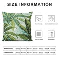 thumbnail image 5 of BANET Cozy Decorative Throw Pillow Covers, Pillow Covers for Couch Sofa Bed,Leaves Pattern,Green Blue Cream White, 5 of 5
