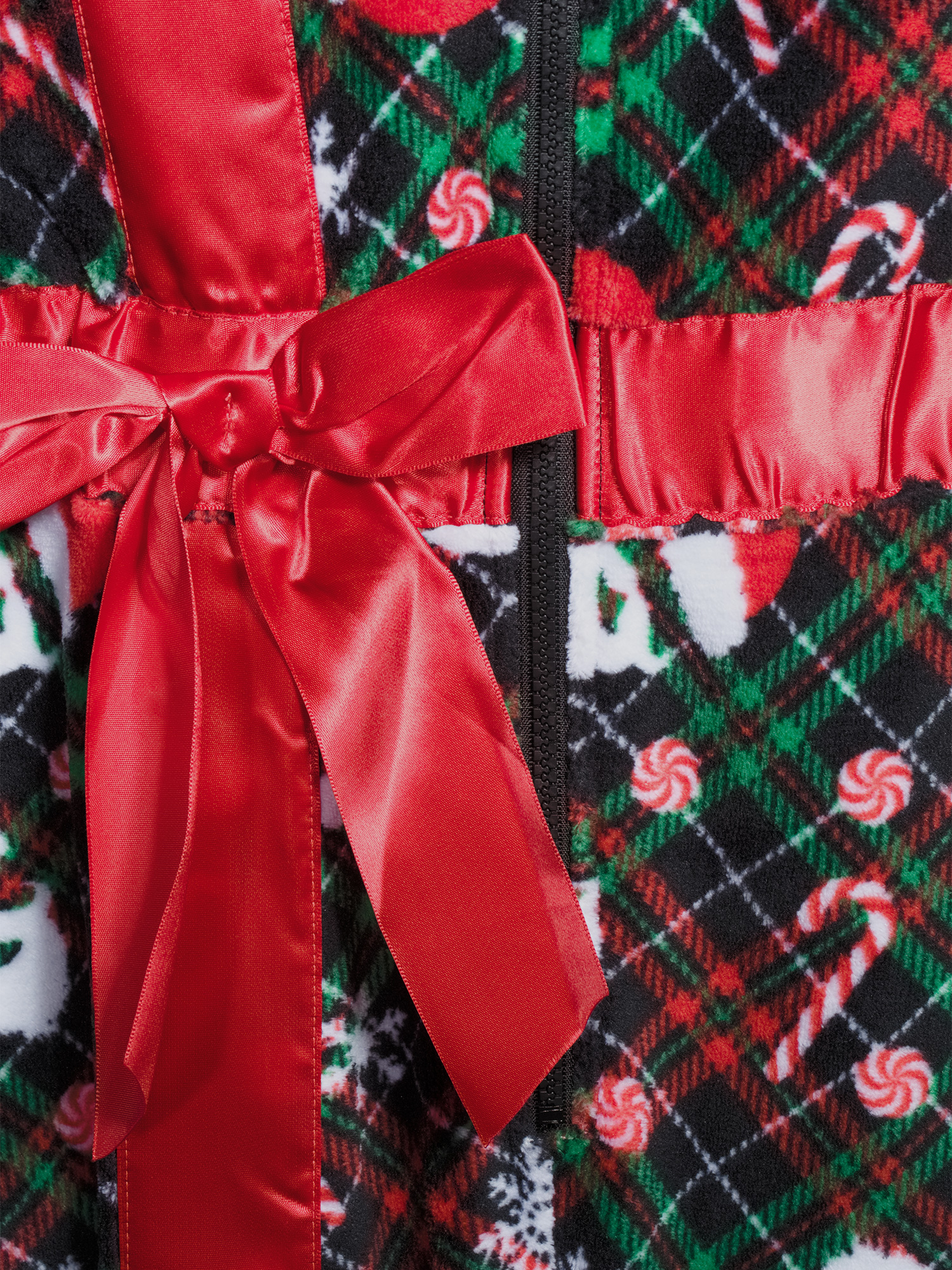 Derek Heart Women's and Women's Plus Christmas Present Pajamas Union Suit - image 4 of 6