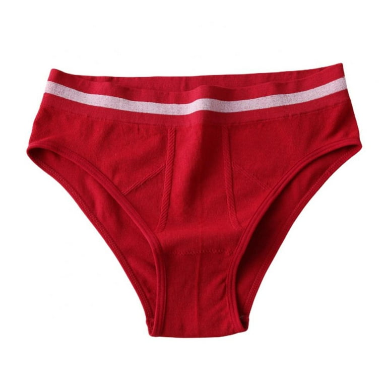 3Pcs Women's Underwear Tummy Control Panty Cotton Crotch Stretch Briefs