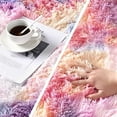 thumbnail image 2 of Kids Rug for Girls Bedroom Carpets, Kawaii Colorful Tie Dye Fuzzy Rugs for Teens Dorm Shaggy Nursery Area Rug for Baby Toddler Princess Room, Blue Purple, 3x5 Feet, 2 of 9