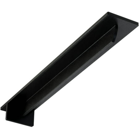 

Ekena Millwork 3 W x 20 D x 2 H Heaton Hidden Support Steel Bracket w/ 16 Support Depth Powder Coated Black