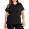 thumbnail image 4 of BILLIONHATS 12 Pack Womens Plus Size Cotton T-Shirt Bulk Short Sleeve Lightweight Tees, Wholesale Packs Black, 4 of 4
