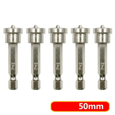 

5pcs Magnetic Positioning Screwdriver Bits Anti-skid Magnetic Ring Screwdriver Positioning Magnetic Ring