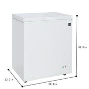 Arctic Chef 5.0 Cu ft Chest Freezer, White