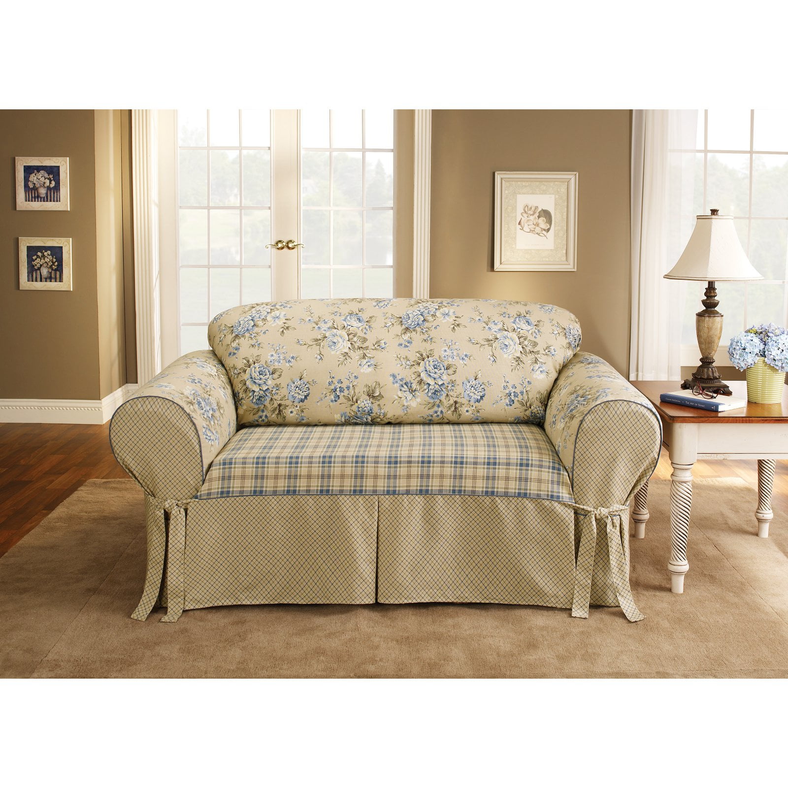 Sure Fit Lexington Sofa Slipcover Multi Color Com Sure Fit Lexington Sofa Slipcover, Lexington One Piece Sofa Slipcover