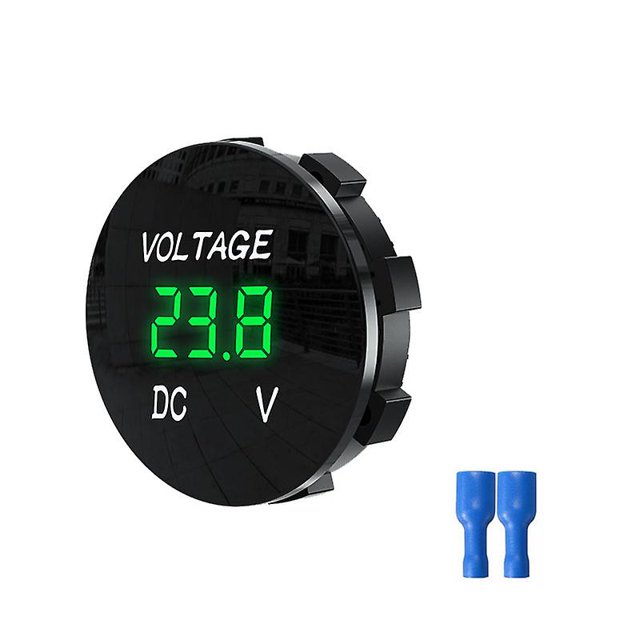 Dc 5v-48v Digital Voltage Meter Car Motorcycle Voltmeter Voltage Tester For Car Motorcycle Atv Boat 12v 24v 36v Waterproof