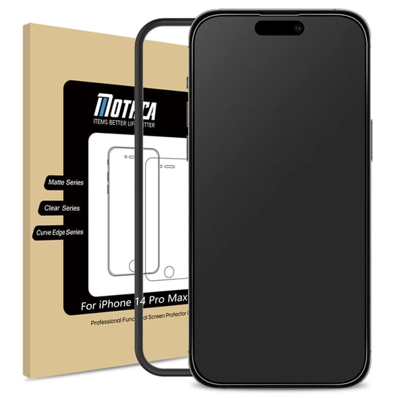 Protector de pantalla Mothca Matte Glass para iPhone 14 Pro Max de 6.7 pulgadas