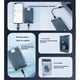 thumbnail image 3 of Carcasa para Disco Duro Tipo C, Carcasa para Disco Duro SSD SATA de 2,5 Pulgadas, Carcasa Externa, Carcasa para Disco Duro Externo Móvil Transparente, 3 of 5