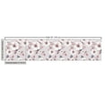 thumbnail image 3 of Ambesonne Floral Fabric by the Yard Upholstery, Delicate Pink Details Bloom, 10 Yards, Blue Grey and Coral, 3 of 5