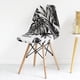 thumbnail image 4 of Funda de asiento estampada de colores sólidos para SILLA, cubierta sin brazos para banquete, hogar, Hotel, 1 pieza, 4 of 4