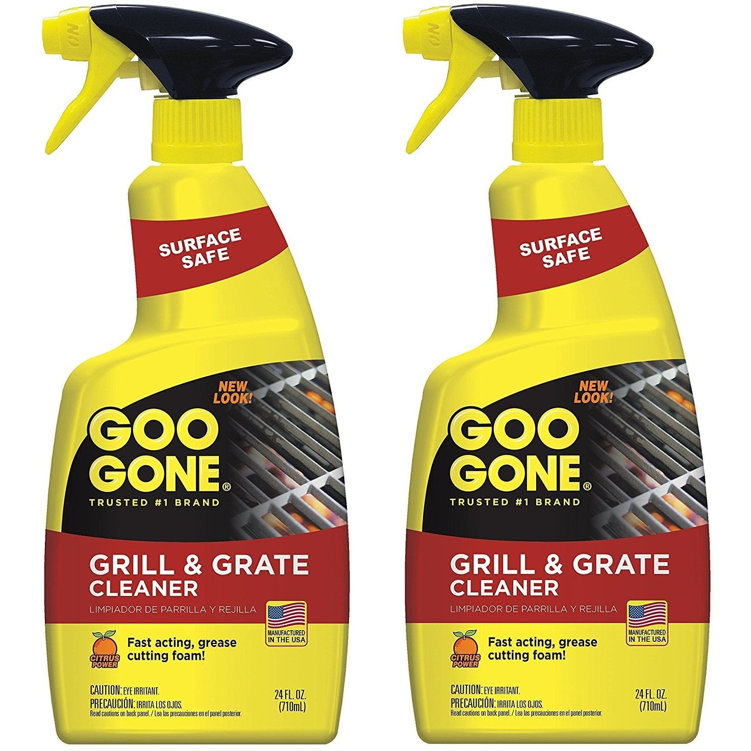  Goo Gone Grill & Grate Cleaner - Cleans Cooking Grates & Racks  - 24 Fl. Oz. 4 Pack : Health & Household