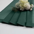 thumbnail image 6 of MKHILL Hunter Green Sheer Curtains 63 inch Length 2 Panels Set, Light Filtering Voile Drapes for Living Room Bedroom, Rod Pocket Semi Sheer Window Panels, Each 42" W x 63" L, 6 of 9
