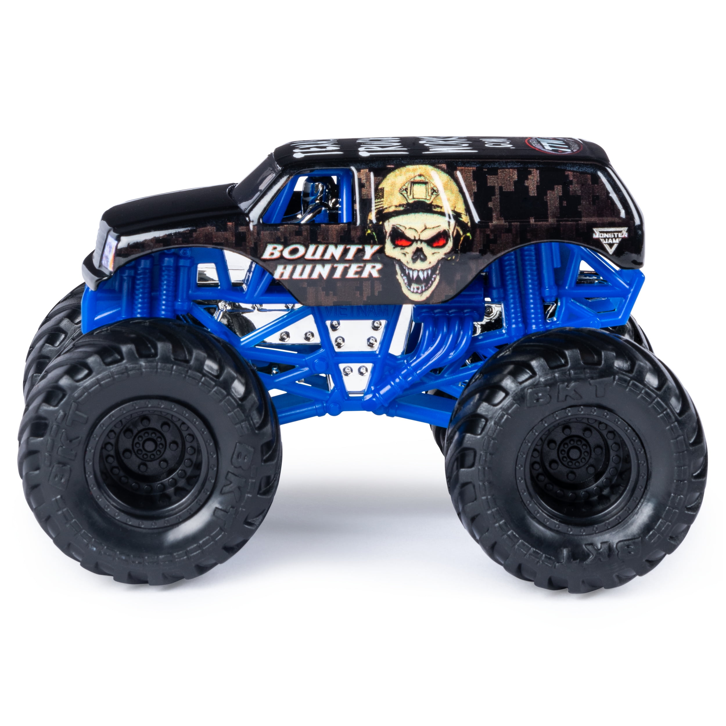 Monster Jam Official Higher Education vs. Bounty Hunter Die Cast Monster Trucks 1 64 Scale 2 Pack