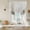 Charcoal, variant on Grey Abstract Tie Up Curtains 45 Inches Long, Kitchen Window Curtains Over Sink, Industrial Modern Moody Urban Small Window Curtains Shade Balloon Curtains Valances for Bedroom/Cafe 34"x45"