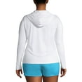 thumbnail image 3 of Lands' End Women's Plus Size Long Sleeve Hooded Full Zip UPF 50 Rash Guard, 3 of 3
