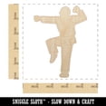 thumbnail image 2 of Kung Fu Martial Arts Hang Stance Karate Gi Wood Shape Unfinished Piece Cutout Craft DIY Projects - 4.70 Inch Size - 1/4 Inch Thick, 2 of 7