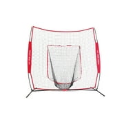 Sport Nets Baseball Softball Hitting and practice net- 7x7ft baseball pitching net, Large Mouth Net with Bow Frame... by Sport Nets
