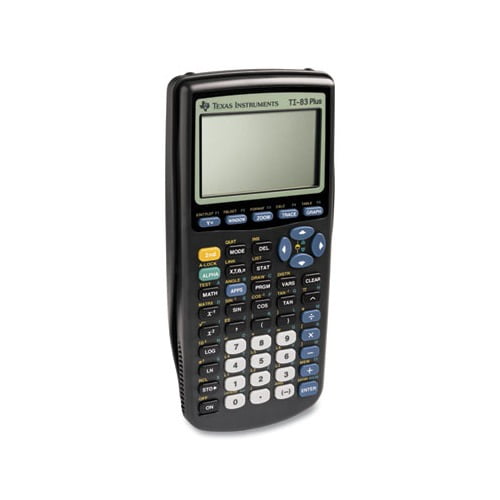 Pre-Owned Texas Instruments TI-83 Plus Graphing Calculator, High School and College, Statistical Analysis