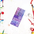 thumbnail image 5 of Glitter Gel Pens for Adult Coloring, 6 Pcs Metallic Glitter Gel Pens Colored Set, Large Capacity Ink Pens for Coloring, Writing, Drawing, Journaling, Note Taking, Orange, 5 of 9