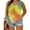 Orange#004, variant on Womens Tops Summer Women Sleeveless Floral Printed Button Plus Size Tank Tops Loose Crew Neck Vest T Shirts Tunics Tee Plus Size Tops for Women