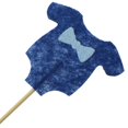 thumbnail image 3 of 10 Piezas De Ropa De Bebé Selecciones De Magdalenas Cake Topper Decoración De Shower Azul oscuro Macarena los niños cupcake selecciones primeros, 3 of 8