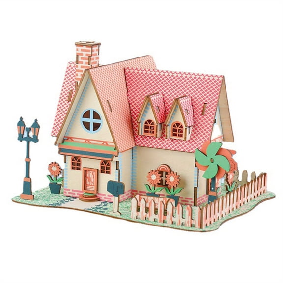 Wooden Assembly Model 3D Three-dimensional Assembly Student Handmade Course Creative Puzzle Toy Wholesale