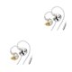 thumbnail image 1 of Auriculares con cable Matsuzay deportivos Accesorios para juegos Plata/Con Micrófono 2piezas, 1 of 6