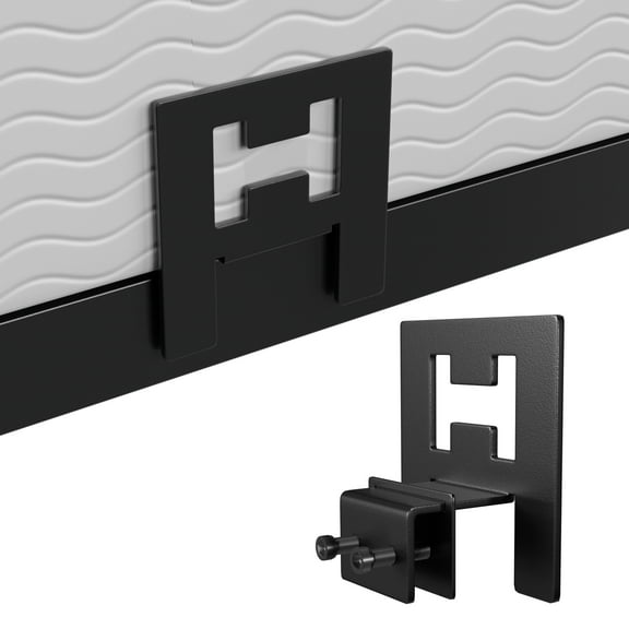 6 Pcs Black Metal Anti-Slip Mattress Gaskets-Secure Your Mattress in Place, Prevent Slipping-Solid and Easy to Install, Perfect for Home & Dorm Use