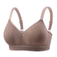 thumbnail image 2 of Antinious Womens Solid Wireless Fixed Padding Breathable Supportive Comfortable Everyday Bra, 2 of 5