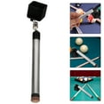 thumbnail image 4 of SEWCHICS Protect Chalk Drop Resistant Black Chalk Holder for Billiard Games 1Pcs 7.5x1.1in, 4 of 8