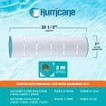 thumbnail image 3 of Hurricane 16 Pack HF7488-04 Advanced Pool and Spa Filter Cartridge Replacement, 3 of 9