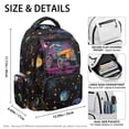 thumbnail image 4 of Garronmavis Space Tractor 17-inch Elementary Student Backpack Lightweight Multi-Pocket, Durable School Bag with Reinforced Stitching for Long Lasting Daily Use, 4 of 7