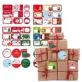 thumbnail image 4 of 2 Sheets Label Stickers Color Self Adhesive Paper Tags Stickers For/ 2 Christmas gift tag stickers, 4 of 5