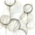 thumbnail image 2 of Vess, June Erica 20x20 White Modern Wood Framed Museum Art Print Titled - Neutral Lanterns II, 2 of 4