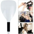 2pcs Clear Barber Face Cover for Hairdressing & Hairspray Protection