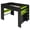 Green-a, variant on Aukfa Twin Size Gaming Loft Bed for Teens, Wood Esports Bed Frame with Desk, LED Lights, Charging Station & Storage Shelves, Blue