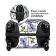 thumbnail image 4 of Fotbe Blue Flax Flowers Luggage Cover Protector,Suitcase Protector,Scratch and Dirt Resistant,Fits 18-32 Inch Luggage-Medium, 4 of 9