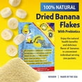 thumbnail image 2 of Nutritional Designs, Prebiotic Nana Flakes with Inulin, 100% Pure Banana Flakes, Gut Health, High Protein & Fiber, Natural Diarrhea Remedy, IBS Relief, for Adults & Kids 4+ (25 Single-Serve Packs), 2 of 7