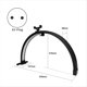 thumbnail image 4 of LáMpara de Escritorio para UñAs de Media Luna 22 Pulgadas,20 W,Control TáCtil,Luz de Belleza para Manicura Plegable de Media Luna con Clip para TeléFono, Enchufe Negro de la UE, 4 of 5