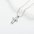 thumbnail image 4 of Cross Urn Pendant Memory Necklace for Cremation Ashes Holder Memorial Jewelry, 4 of 6