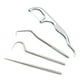 thumbnail image 2 of Kit de palillos de dientes de acero inoxidable, herramientas de limpieza dental, juego de palillos reutilizables, llavero de bolsillo, palillos de dientes metálicos portátiles para viajes, 2 of 3