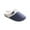 Blue, variant on JeashCHAT Womens Fuzzy Slippers Slip On Fuzzy House Slippers Memory Foam Slippers Outdoor Indoor Warm Plush Bedroom Shoes with Faux Fur Lining