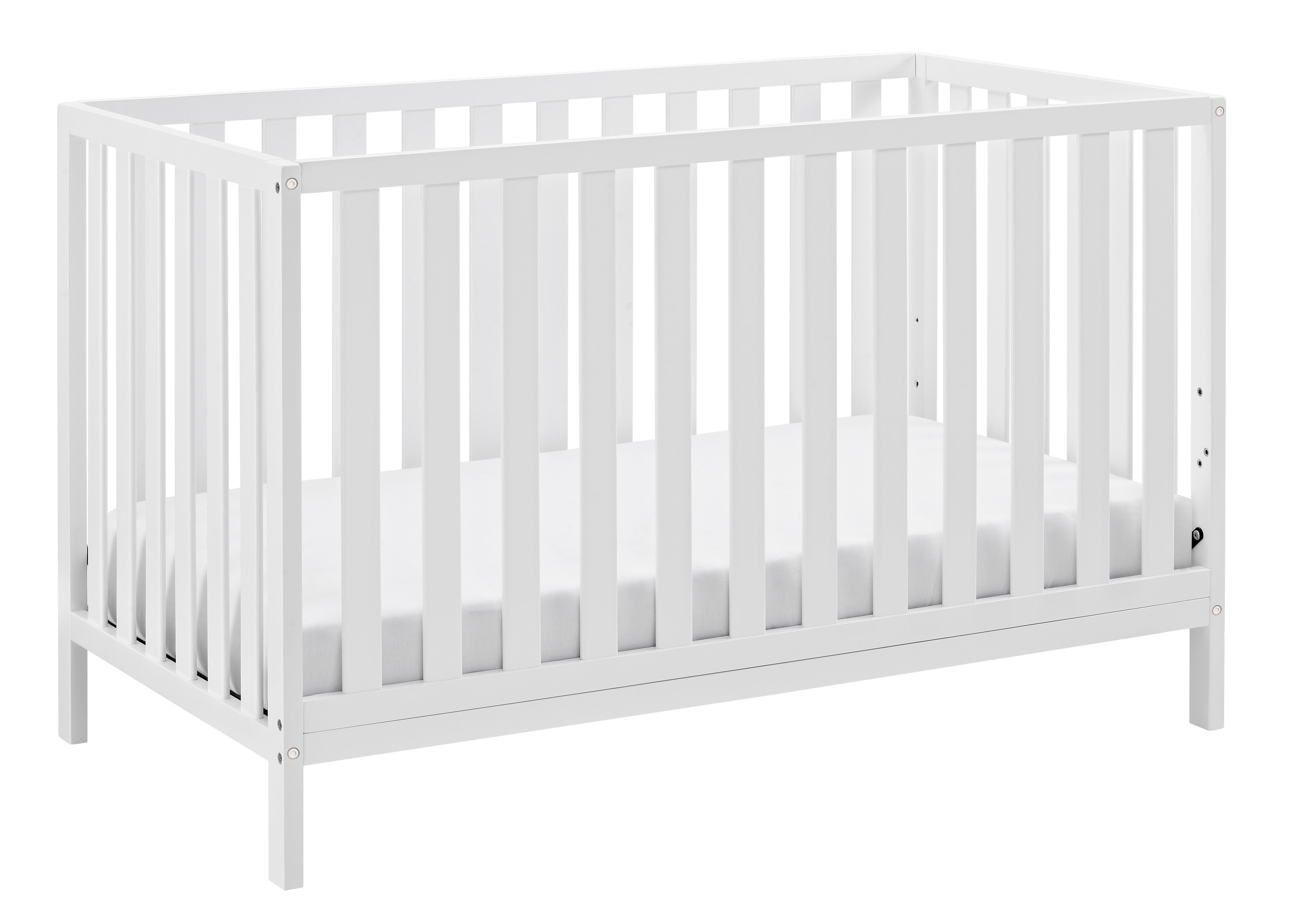Storkcraft Sunset 4 in 1 Convertible Baby Crib, White